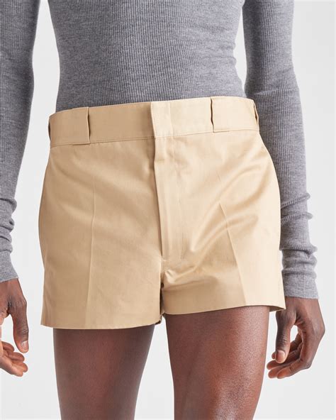 prada cotton shorts